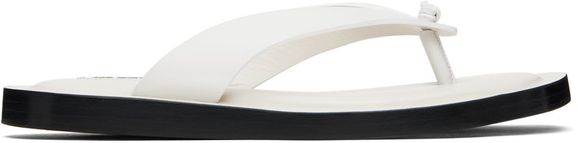 Tøj Jil Sander Jil Sander Thong Sandals Hvid | J44WX0012_P4942