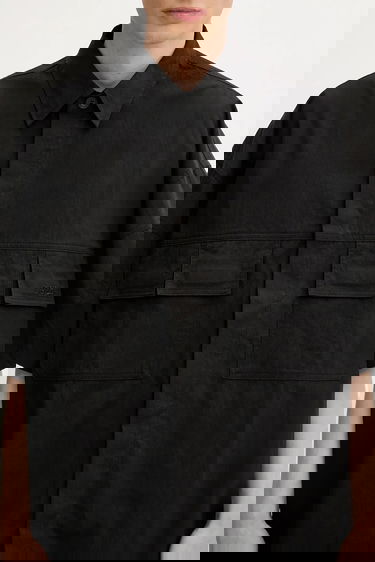 Skjorte 032C 032C 'My Own Mind' Relaxed Fit Shirt Sort | S25.MRW.1301.000, 3