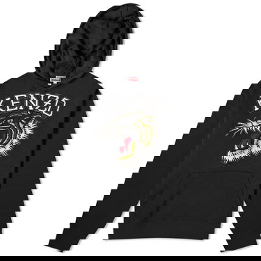 Sweatshirt KENZO Tiger Varsity Slim Popover Hoodie Sort | FE55SW1864MF-99J, 0