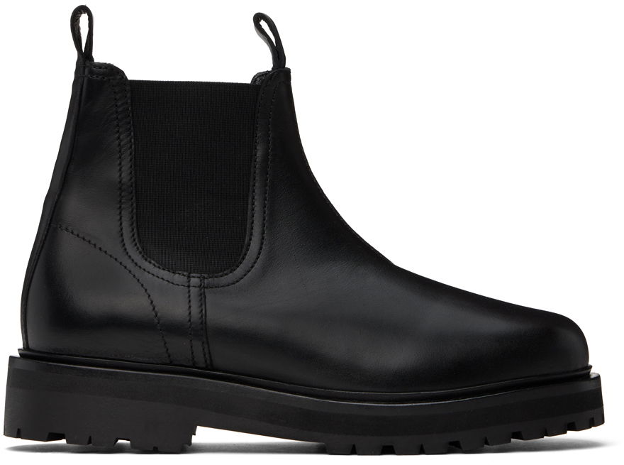 Tøj Studio Nicholson Studio Nicholson Kick Chelsea Boots Sort | KICK SNM - 901, 0