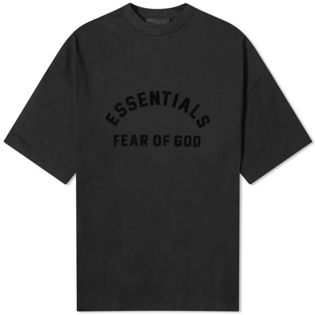T-shirt Fear of God Essentials Printed Logo T-Shirt Sort | 125SP242004F, 0