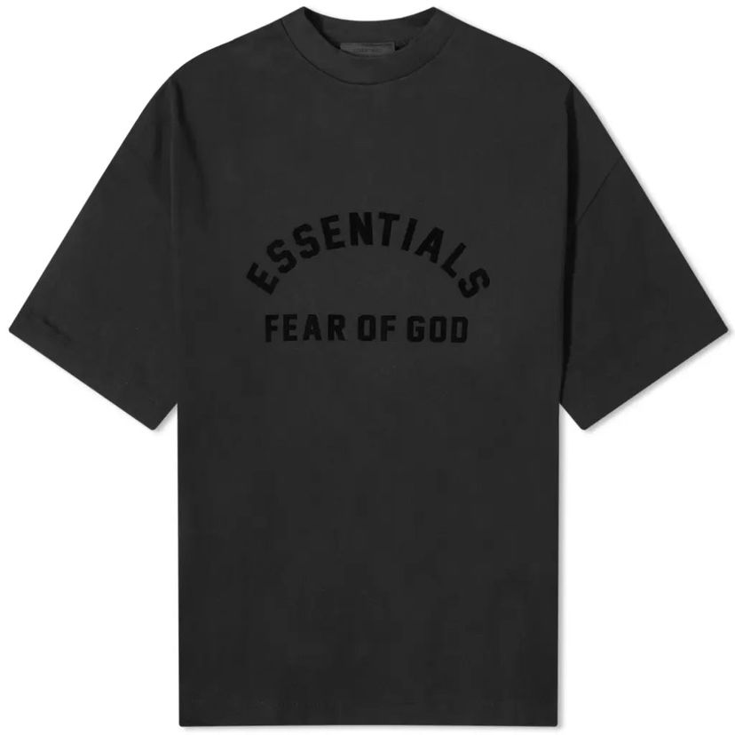 T-shirt Fear of God Essentials Printed Logo T-Shirt Sort | 125SP242004F