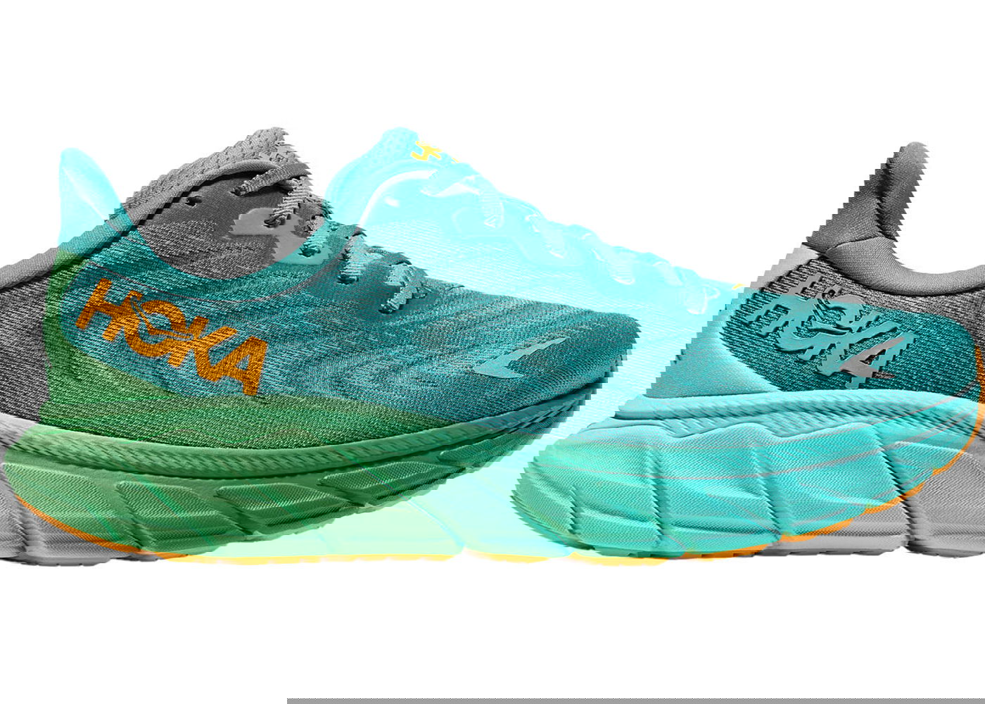 Sneakers og sko Hoka One One Arahi 6 "Ocean Mist Lime Glow" Grøn | 1123194-OMLG, 0