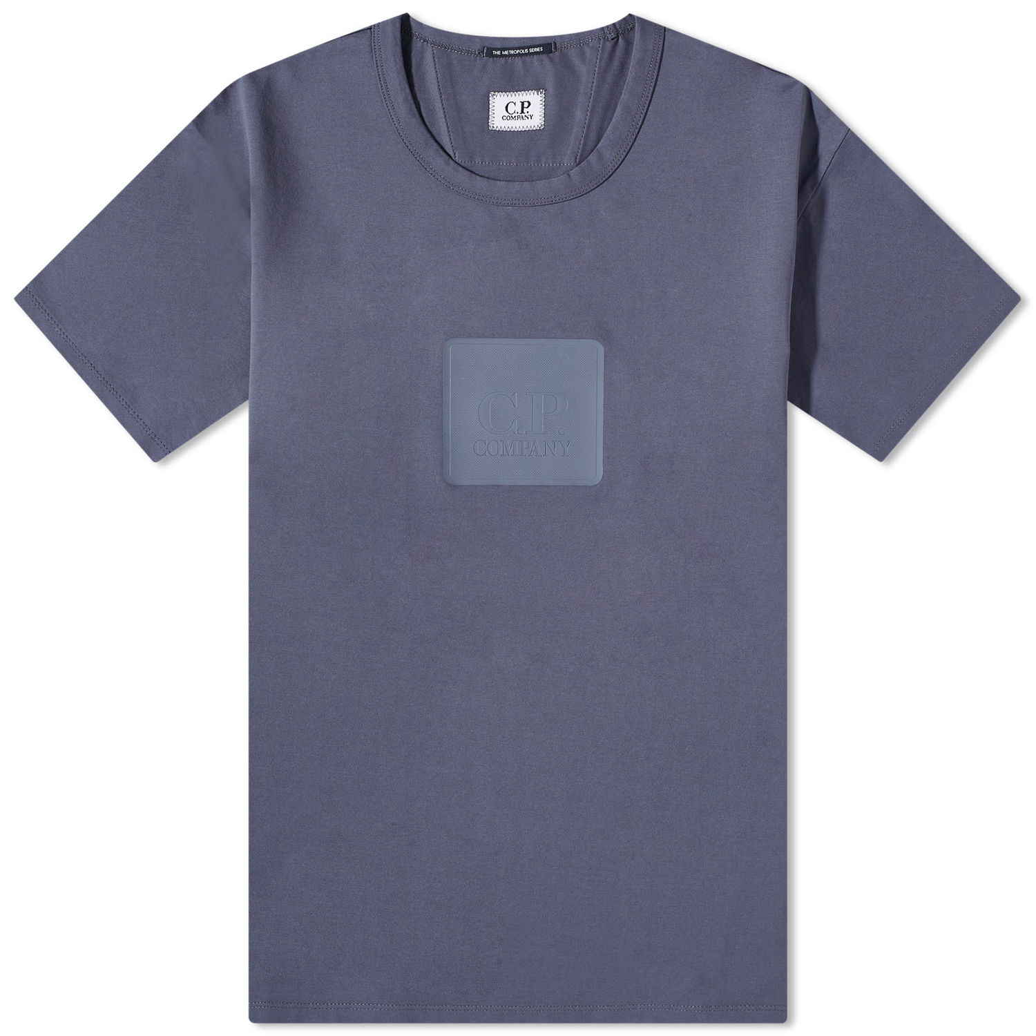 T-shirt C.P. Company Metropolis Patch Logo Tee Mørkeblå | 14CMTS197A-006370W-884, 0