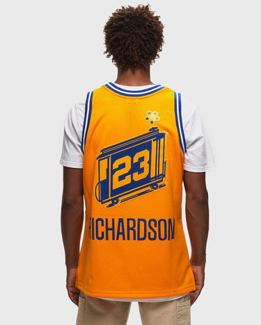 Jersey Mitchell & Ness NBA SWINGMAN JERSEY GOLDEN STATE WARRIORS HWC 2003-04 JASON RICHARDSON #23 Gul | SMJY6162-GSW03JRHWRYW, 1