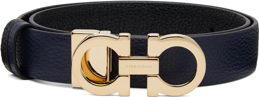 Bælter FERRAGAMO Ferragamo Reversible Belt Sort | 673955