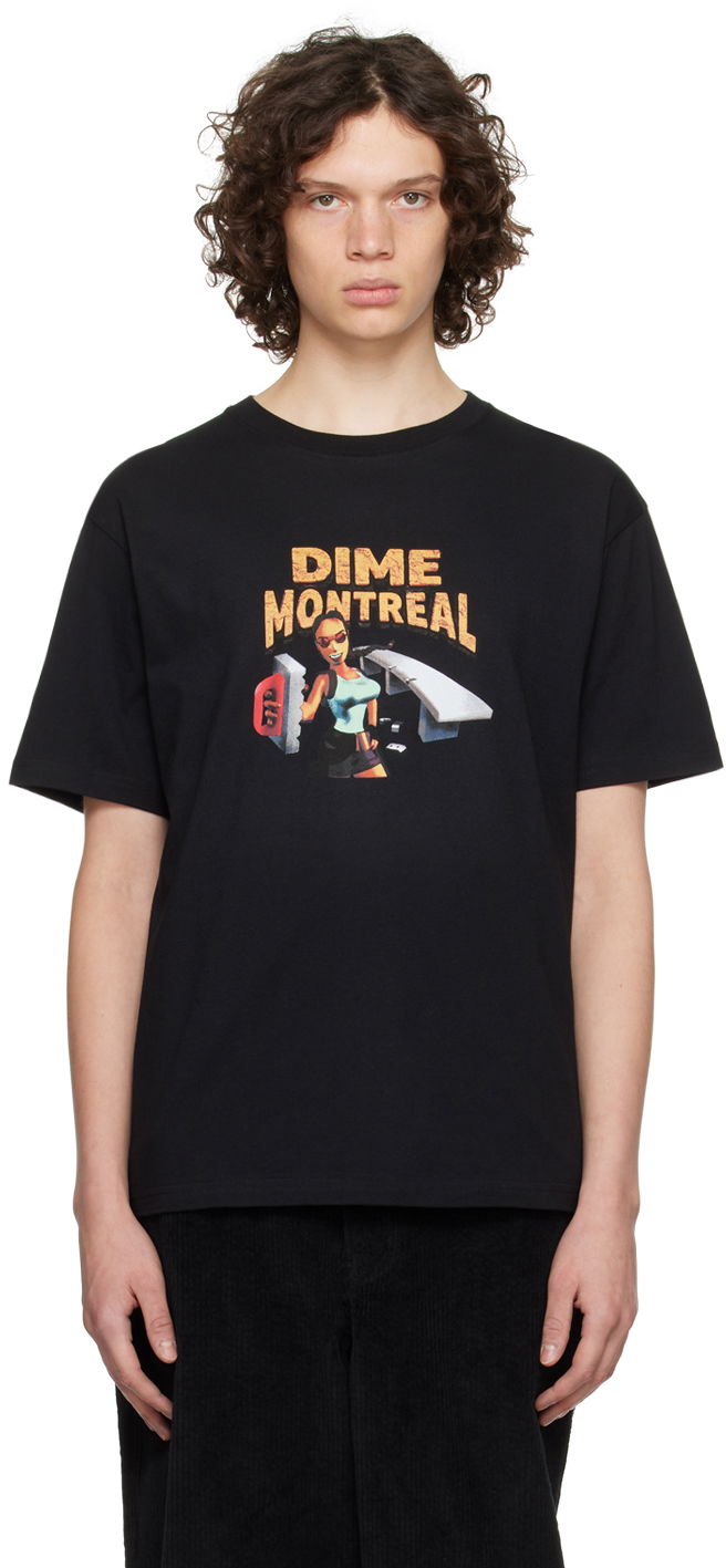 T-shirt Dime Lara T-Shirt Sort | DIME23D2F22BLK, 0