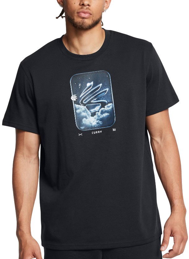 T-shirt Under Armour Curry Heavyweight Trend T-Shirt Sort | 1387108-001, 0