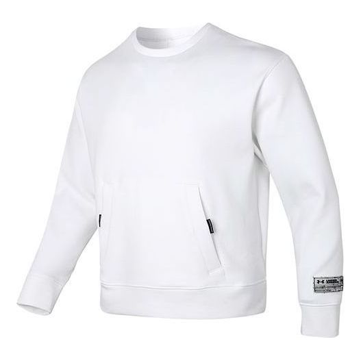 Sweatshirt Under Armour Summit Fleece Crew Hvid | 1377172-100, 0