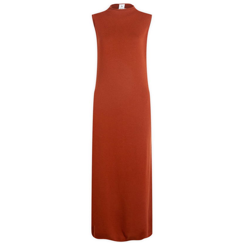 Kjole Nike Women's Classics Knit Sleeveless Dress Orange | HM9449-662