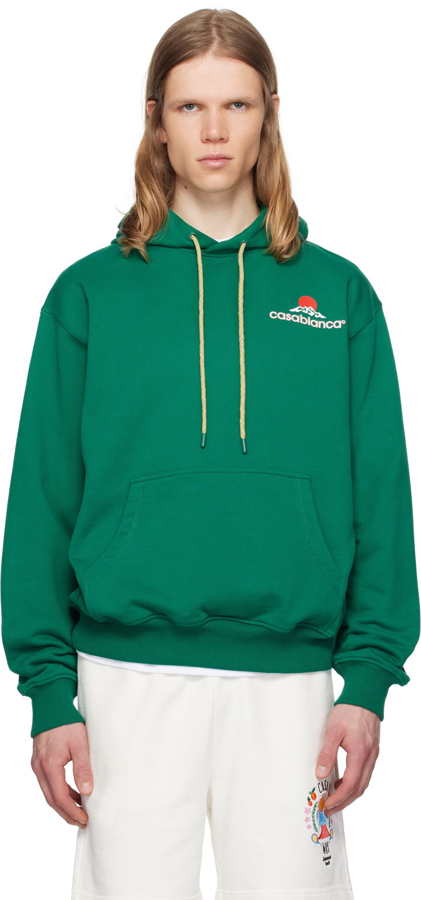Sweatshirt Casablanca Casablanca Montagne Hoodie Grøn | MPF25-JTP-292-03