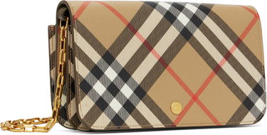 Skuldertaske Burberry Burberry Chain Strap Wallet Beige | 8095123, 1
