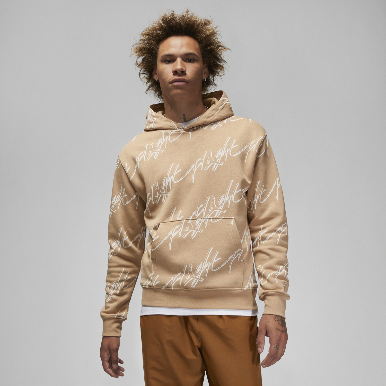 Sweatshirt Jordan Essentials Hoodie Beige | FB7318-200, 0