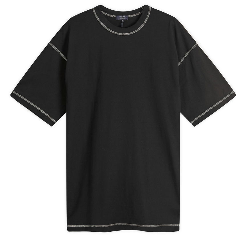 T-shirt Comme des Garçons Homme Garment Dyed T-Shirt, Size Large Sort | HP-T011-W25-1