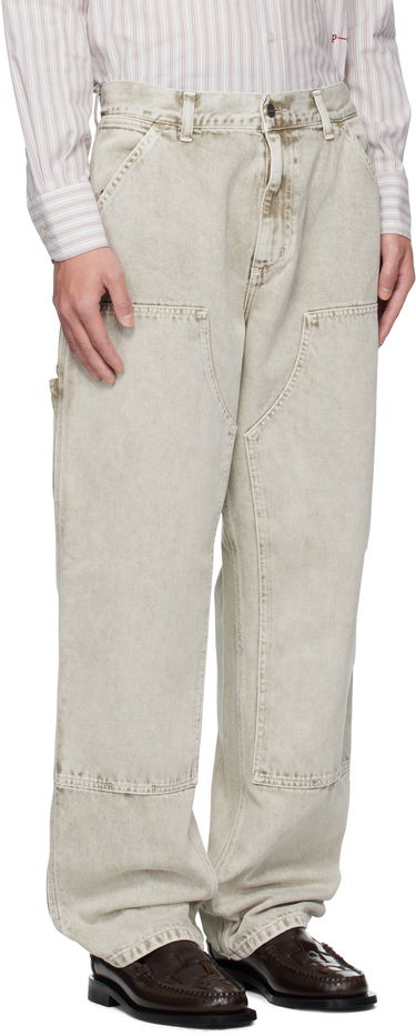 Jeans Carhartt WIP Carhartt WIP Double Knee Jeans Beige | I035825, 1