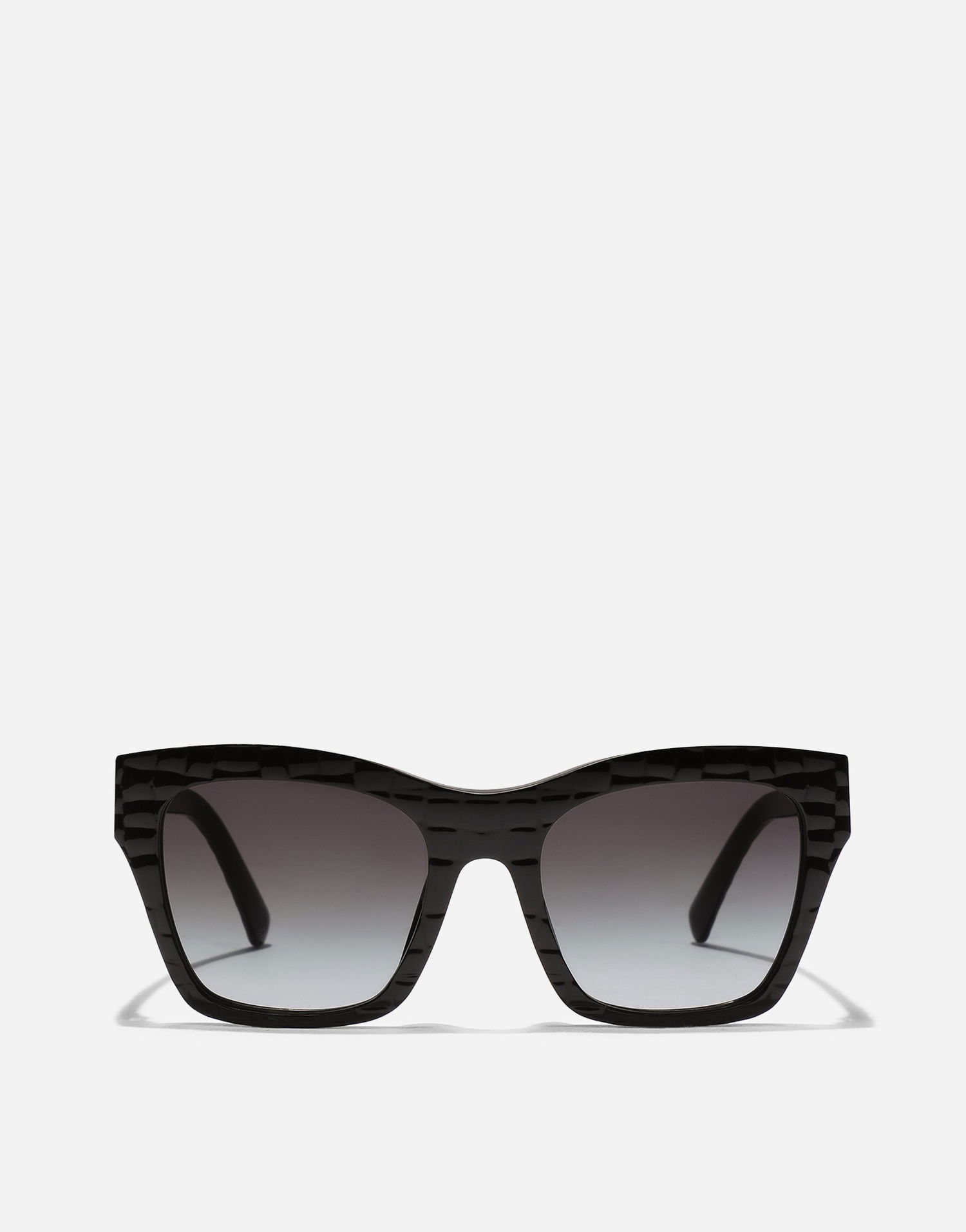 Solbriller Dolce & Gabbana New Arrivals Textured Crossed Sunglasses Sort | VG4512VP88G9V000, 0