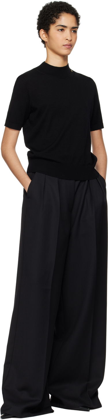 Jersey Anine Bing Anine Bing Women's Monique Mock Neck Sweater Sort | A-09-9267-000, 3