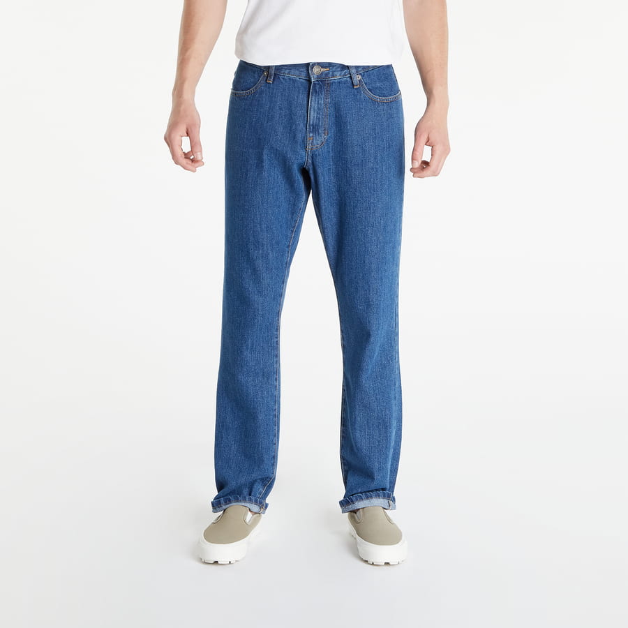 Jeans Urban Classics Organic Straight Leg Denim Jeans Mørkeblå | TB4948 Blue, 0