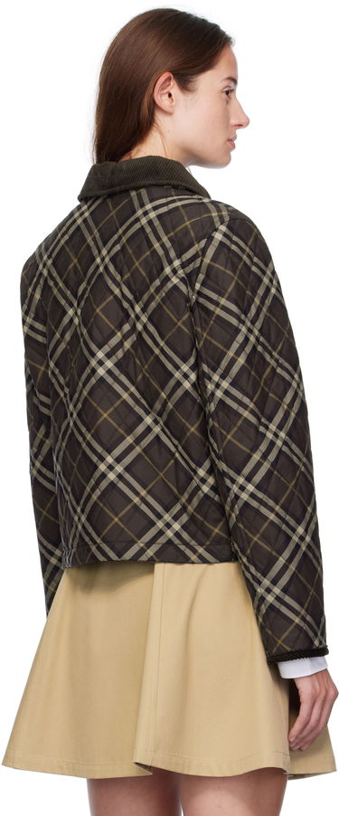 Jakke Burberry Burberry Oldham Plaid Quilted Jacket Brun | 8115975, 2