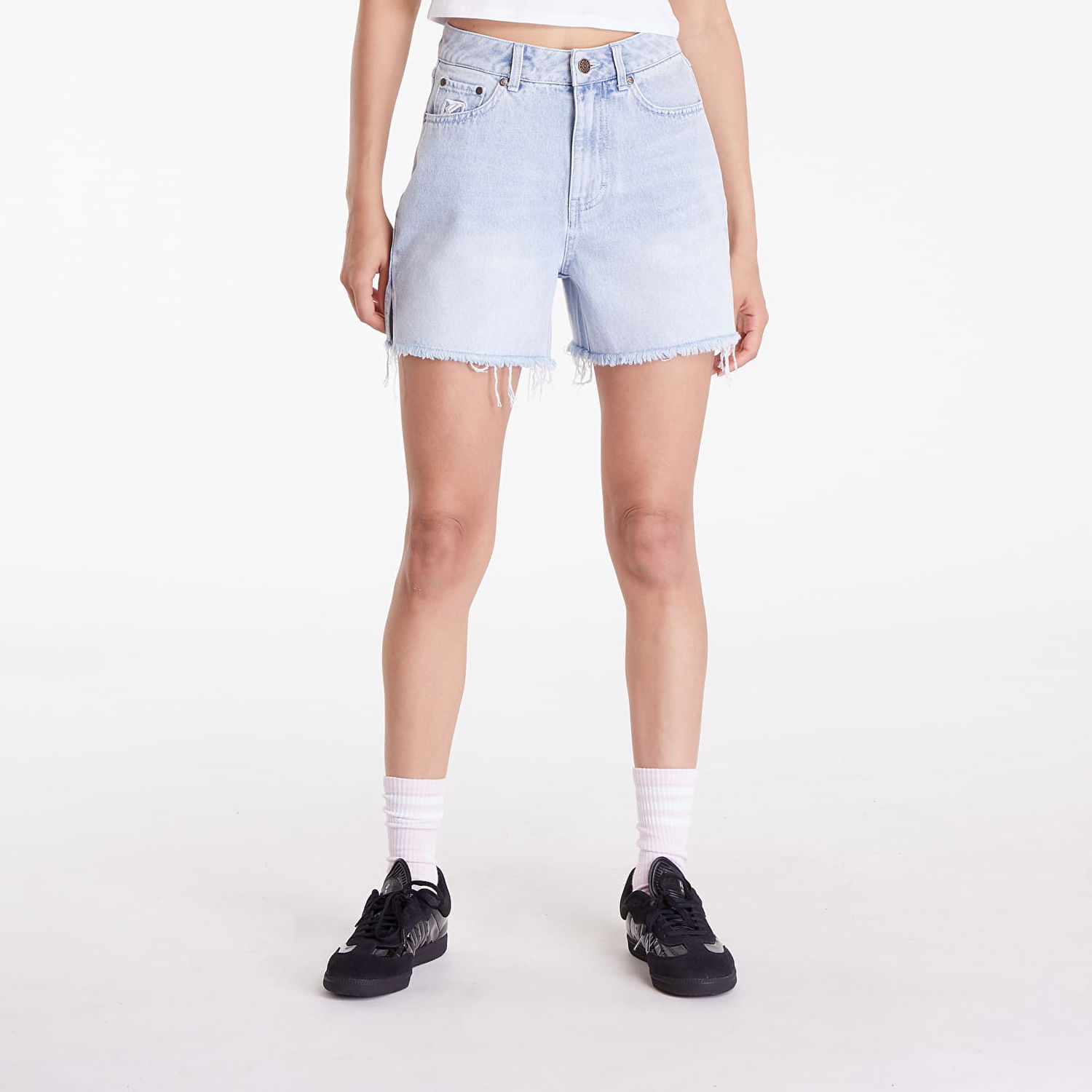 Shorts Karl Kani Og Slit Denim Shorts Light Blue Blå | KW242-032-1, 0