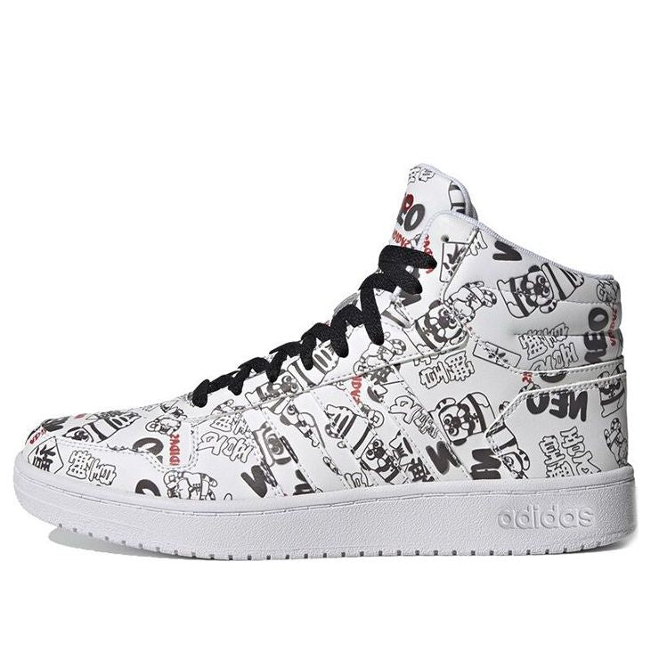 Sneakers og sko adidas Performance Hoops 2.0 Mid Hvid | H03089