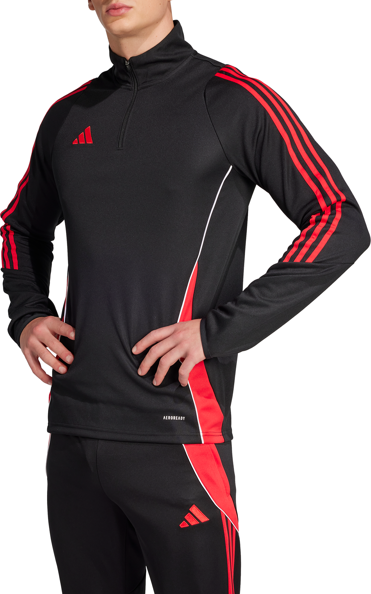 Træningsdragt adidas Originals Adidas TIRO24 TRTOP Long Sleeve Training Top Sort | jn4565, 0