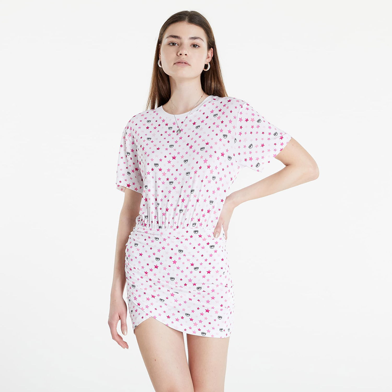 Kjole Chiara Ferragni J.Medaglia Print Rainbow Dress Flerfarvet | 72CBO926JS094003, 0