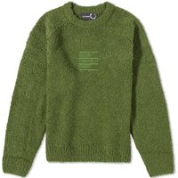 Sweater Fred Perry Raf Simons x Fluffy Crewneck Grøn | SK6518-M26, 1