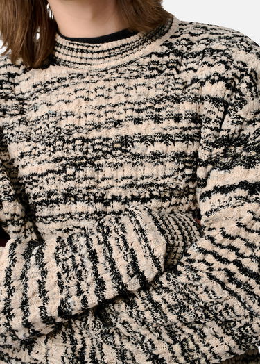 Sweater AXEL ARIGATO Noah Textured Striped Knit Sweater Flerfarvet | A3296001, 7