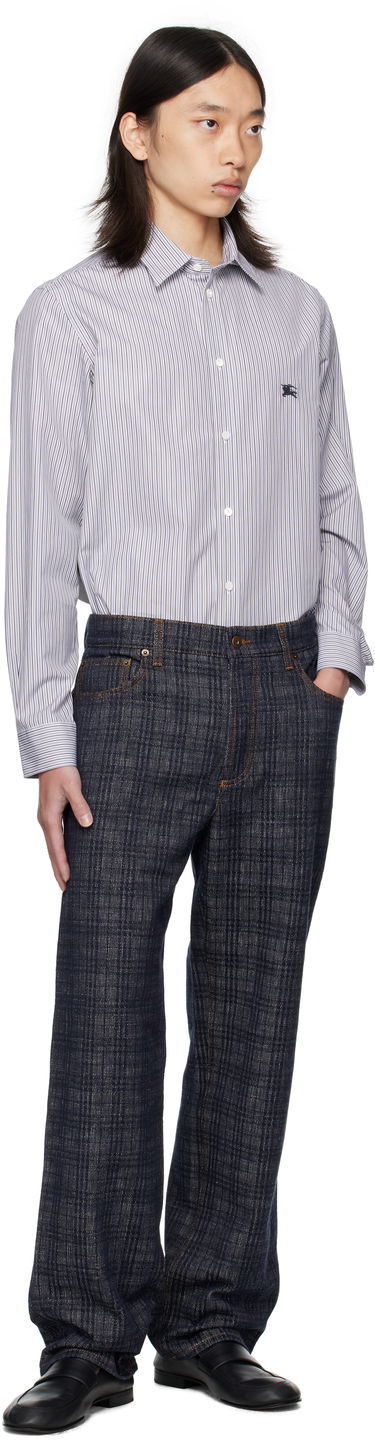 Skjorte Burberry Burberry Striped Cotton Shirt Flerfarvet | 8110883, 4
