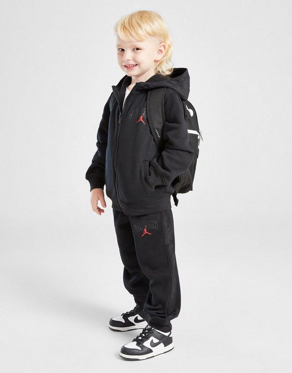 Træningsdragt Jordan Ripstop Full-Zip Arch Hoodie and Sweatpants Set Sort | 85F250-023, 0