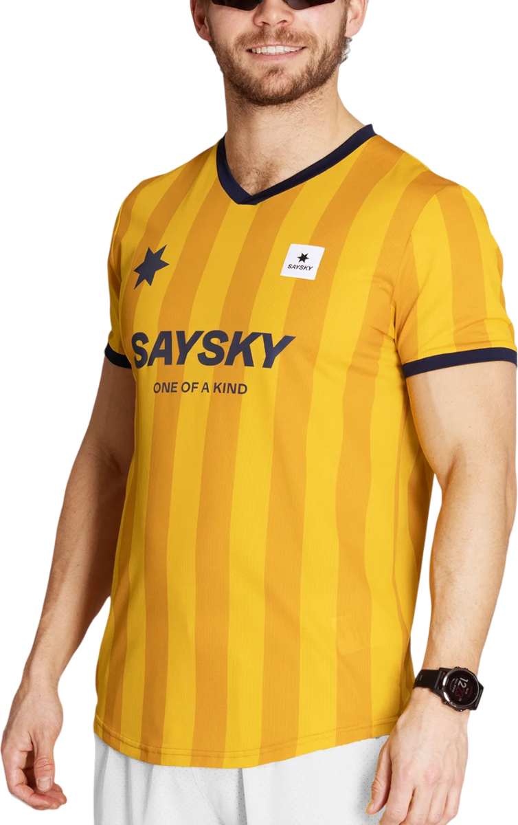Jersey Saysky Saysky Stripe Combat T-Shirt Gul | nmrss31c-008
