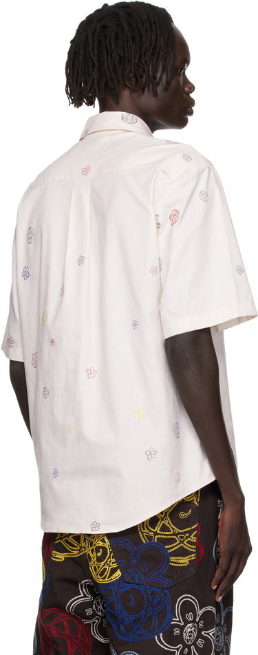 Skjorte KENZO Kenzo Paris Futura 2000 Edition Embroidered Shirt Hvid | FF65CH1279IJ, 2