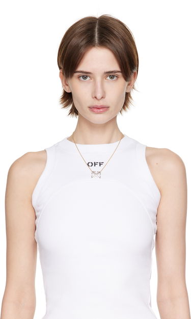 Halskæde Off-White Off-White Arrow Pendant Necklace Metalisk | OWOB13OS25MET0017672, 1