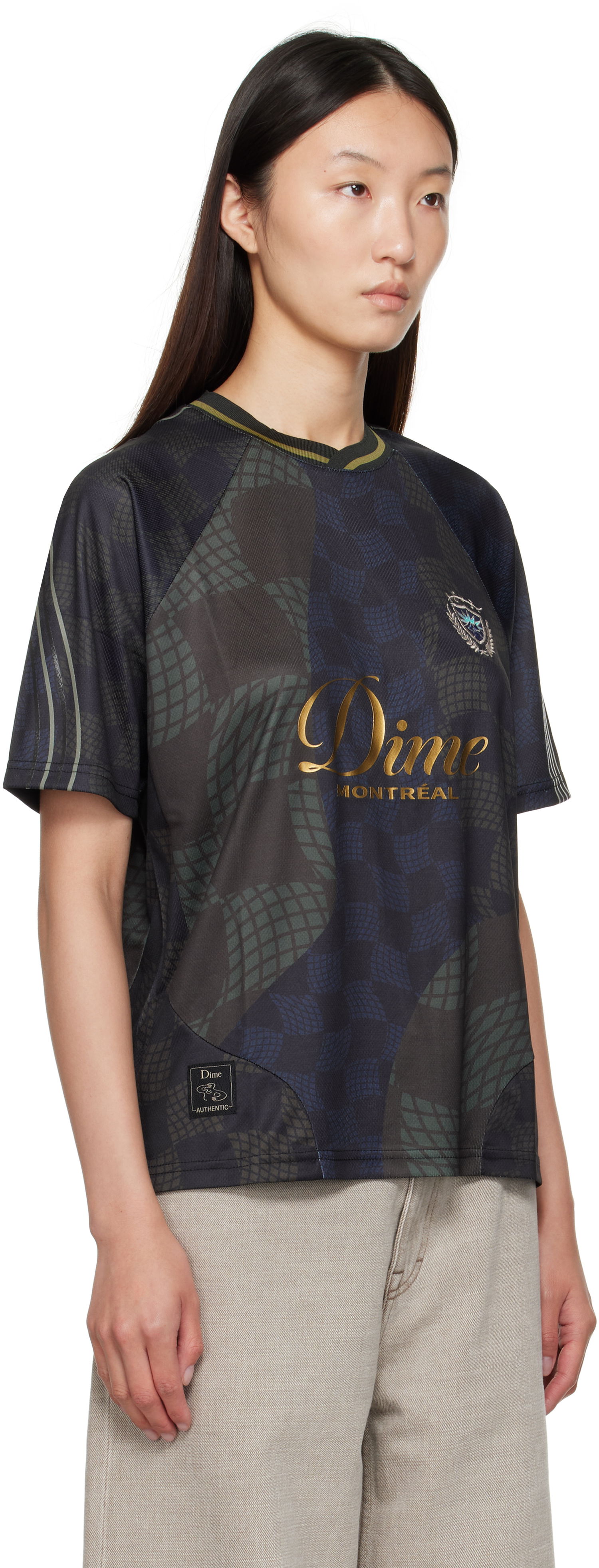Jersey Dime Dime Checkered Home Jersey Sort | DIMESU254BLK, 1