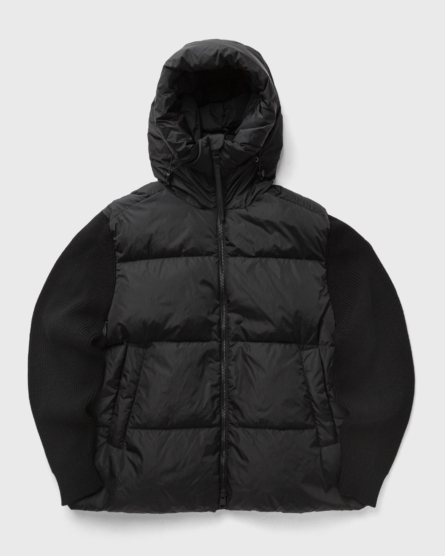 Puffer jakke Canada Goose HyBridge Grove Knit Hooded Down Jacket Sort | 9204M-9061, 0