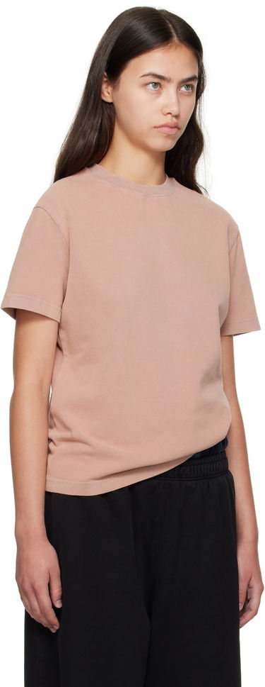 T-shirt Acne Studios Acne Studios Cotton Crewneck T-Shirt Lyserød | CL0352-, 1