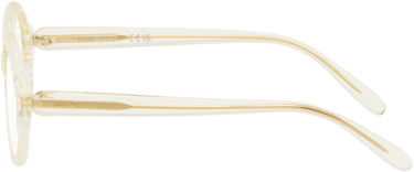 Solbriller Loewe Chunky Rounded Frame Glasses Beige | LW50100UW50032 192337225307, 2