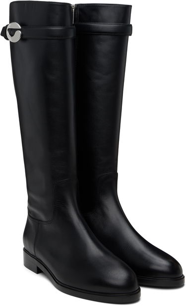 Sneakers og sko Coperni Cavalier Flat Tall Boots Sort | COPSH67857, 3
