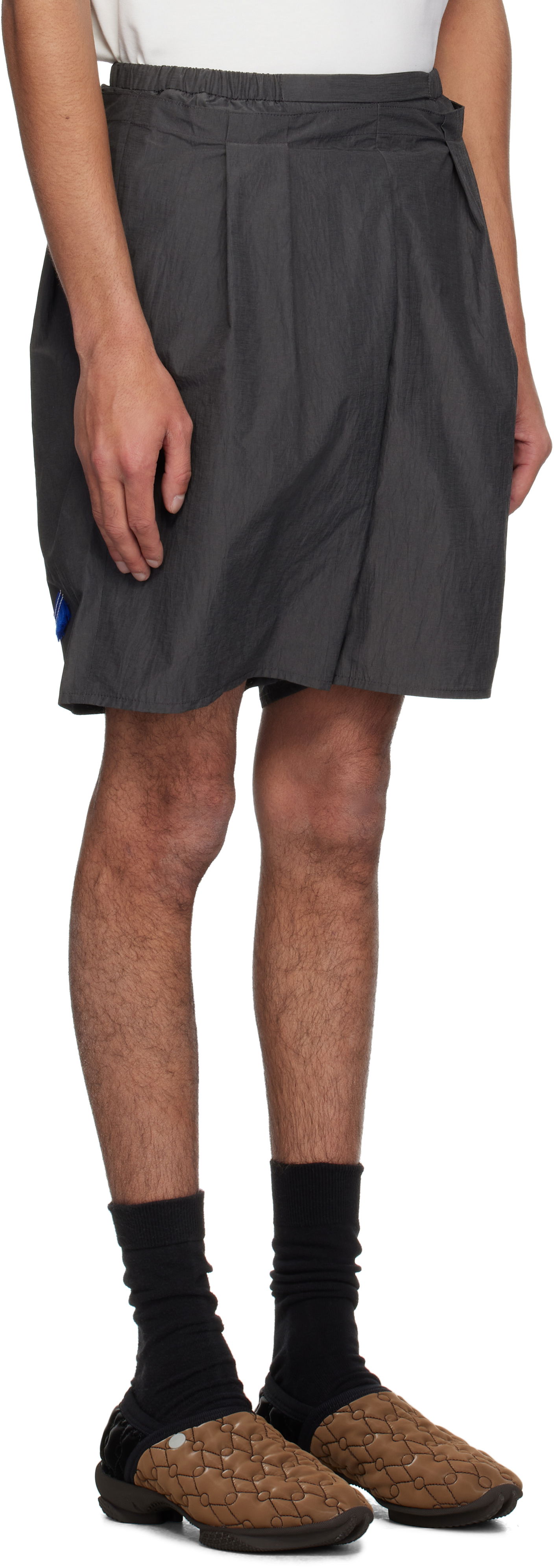 Shorts ADER ERROR ADER error 0202 Pleated Shorts Grå | BO01SSBT0202DR, 1
