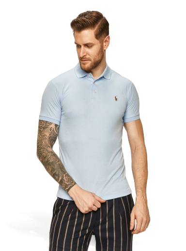 Polo skjorte Polo by Ralph Lauren Polo Shirt Blå | 710685514004