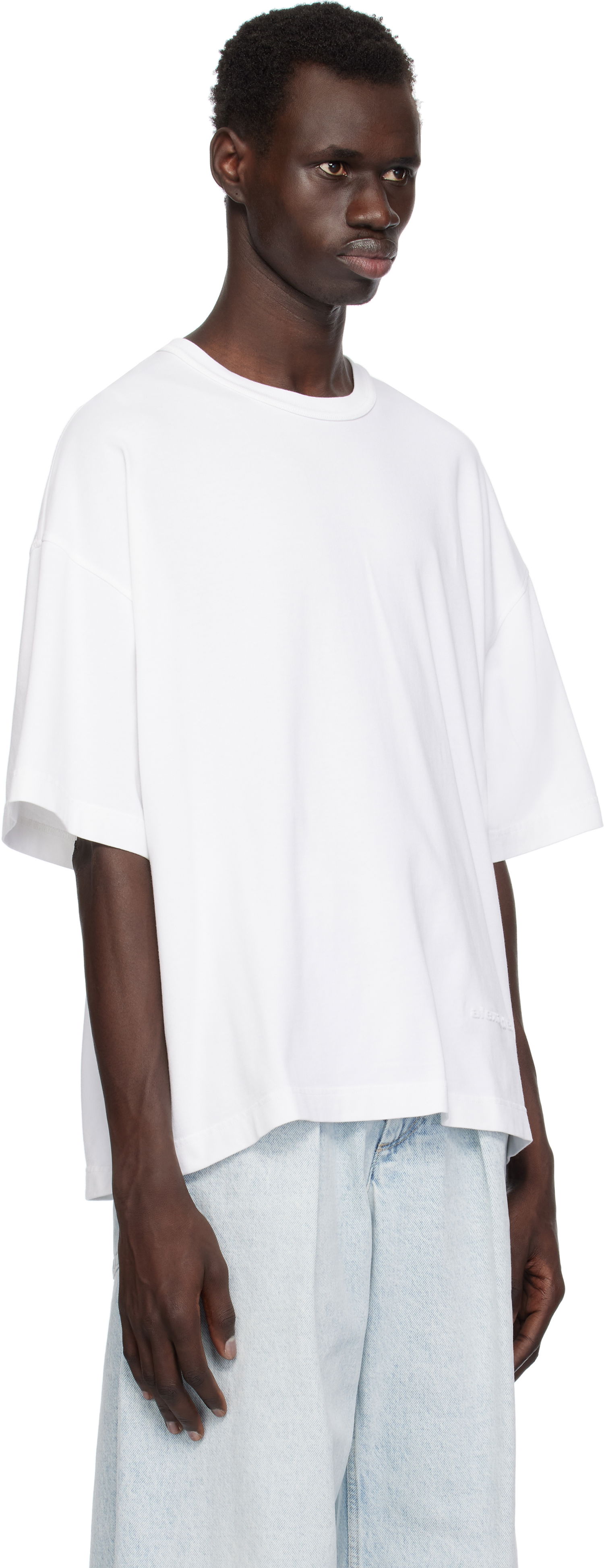 T-shirt Alexander Wang Alexander Wang Logo T-Shirt Hvid | 6CC1251075, 1
