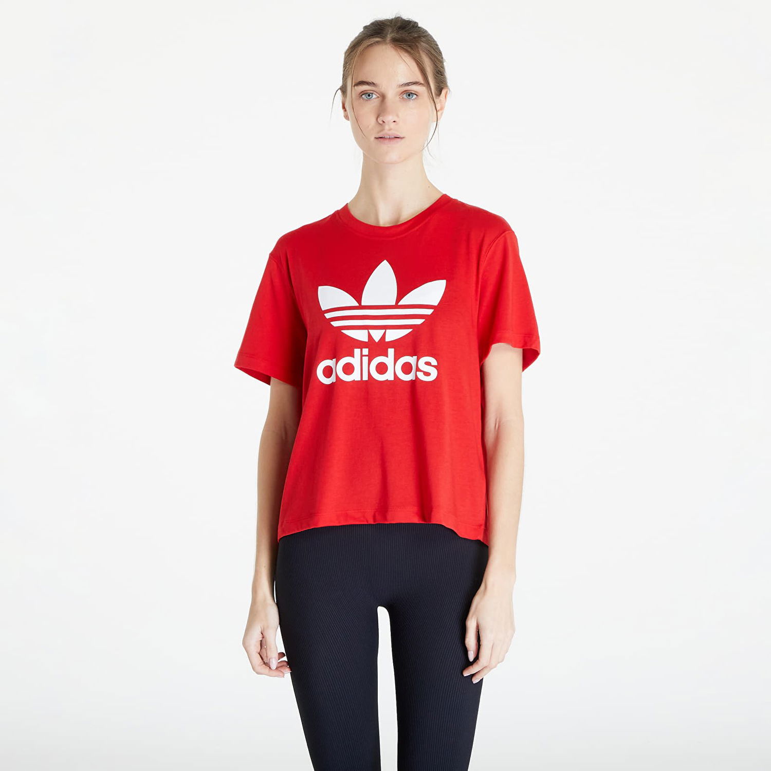 T-shirt adidas Originals Trefoil Tee Rød | IM6930, 0
