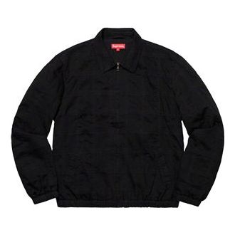Vindjakke Supreme Patchwork Harrington Jacket Sort | SUP-SS19-074