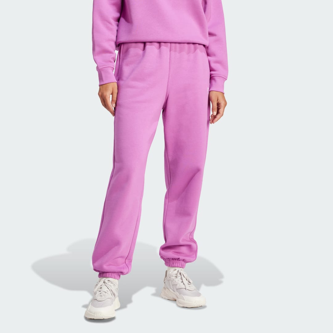 Joggingbukser adidas Originals sweatpantsEssentials Fleece Lyserød | IR5964, 0
