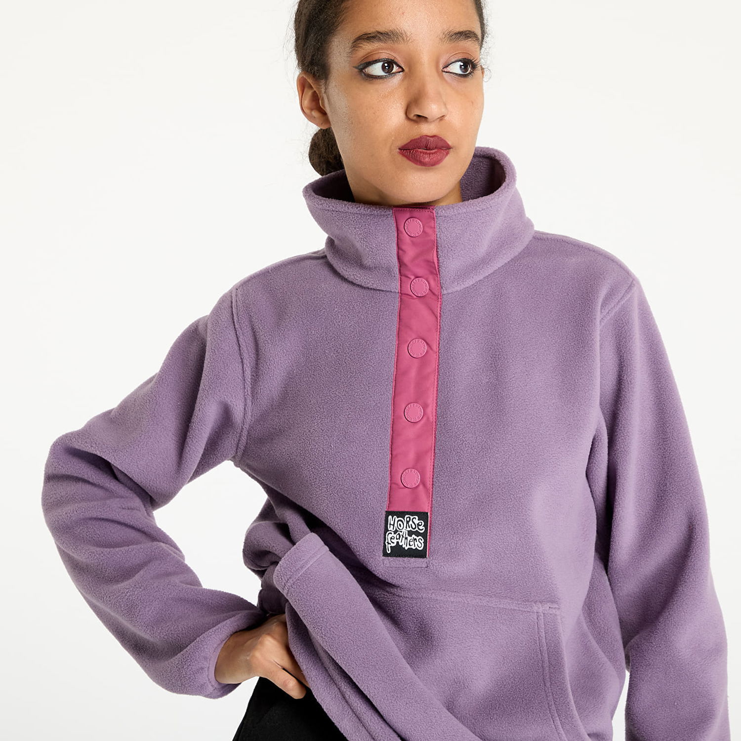 Sweatshirt Horsefeathers Melia Sweatshirt Light Grape M Lilla | TW040A, 1