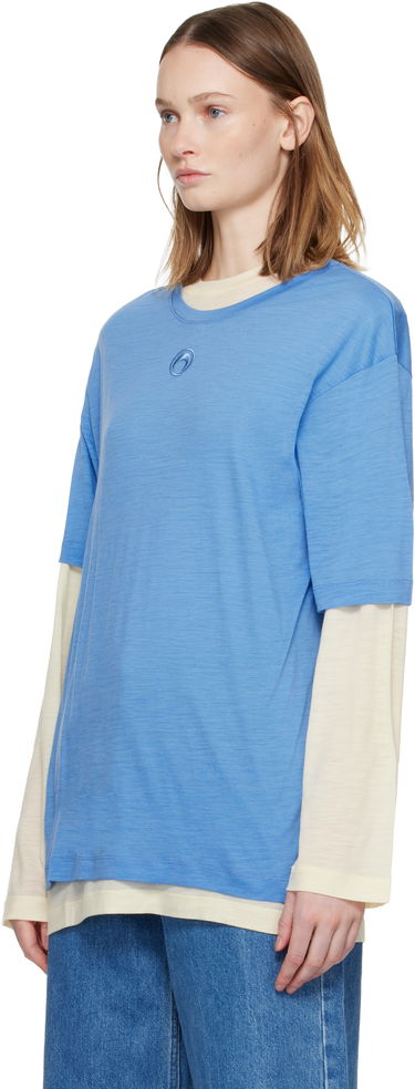 T-shirt Marine Serre Marine Serre Merino Jersey T-shirt Set Flerfarvet | UTT011ARJER0023, 3