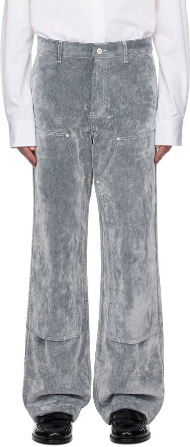 Jeans Casablanca Casablanca Peach Texture Wide Leg Jeans Grå | MPS25-TR-301-01, 0