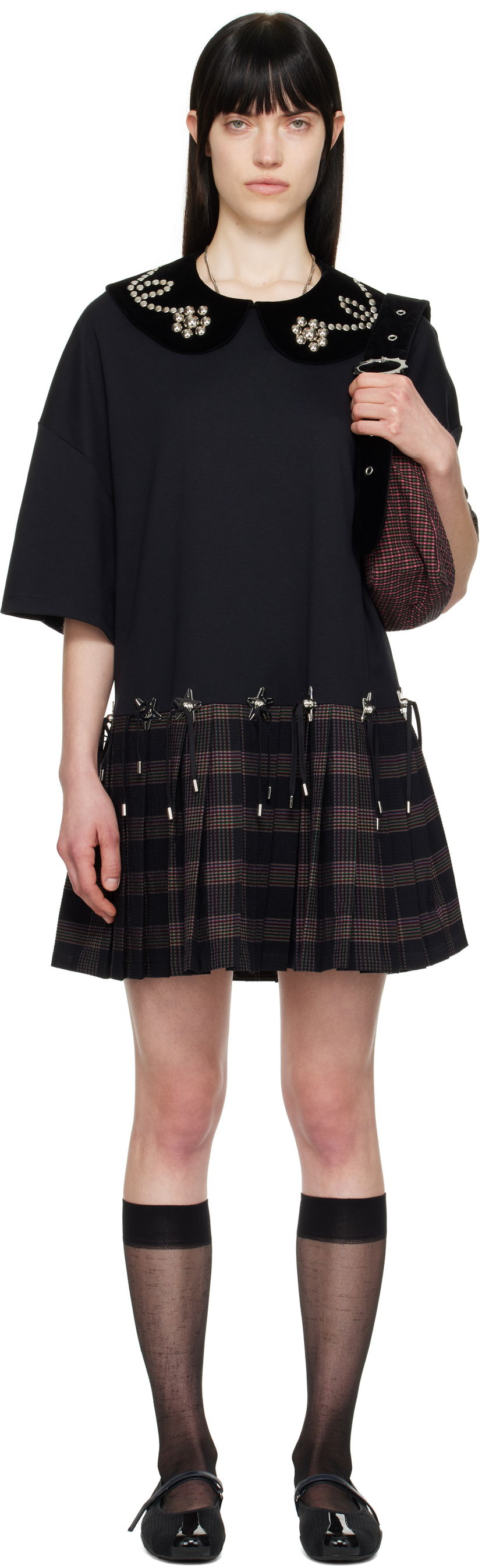 Kjole Chopova Lowena Chopova Lowena Saltos Kilt Mini Dress Flerfarvet | 1296