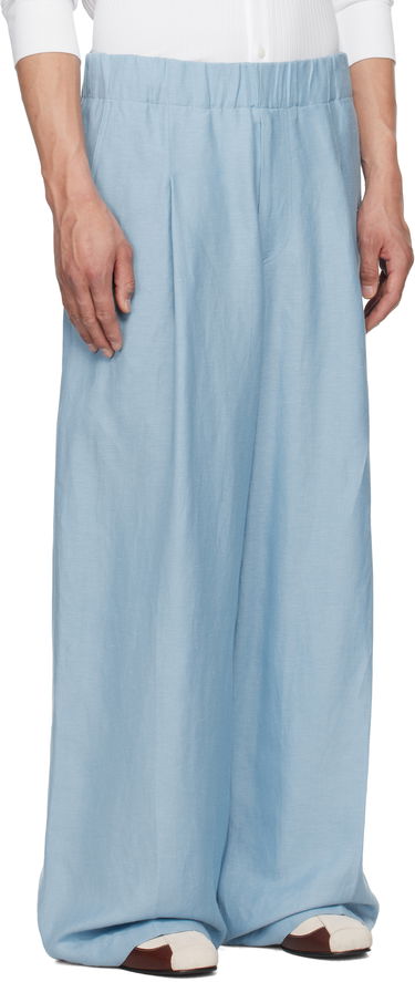 Bukser Dries Van Noten Dries Van Noten Drawstring Wide-Leg Trousers Brun | 251-020907-1304, 4